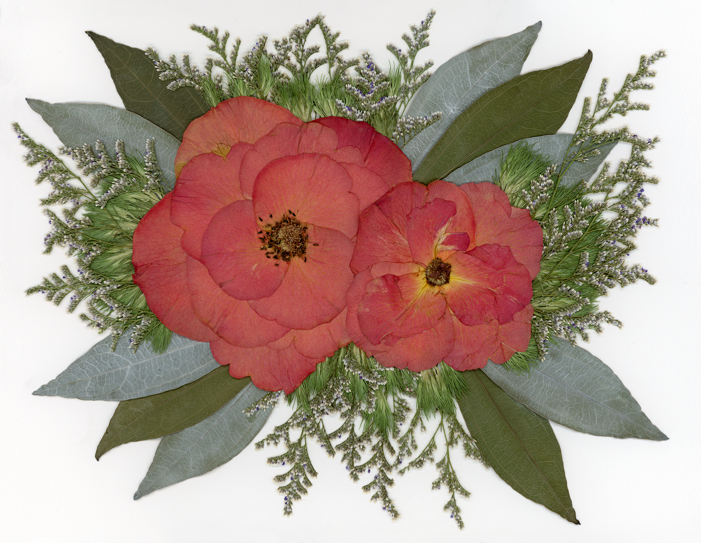 Pressed Flowers | Rose Bouquet Print