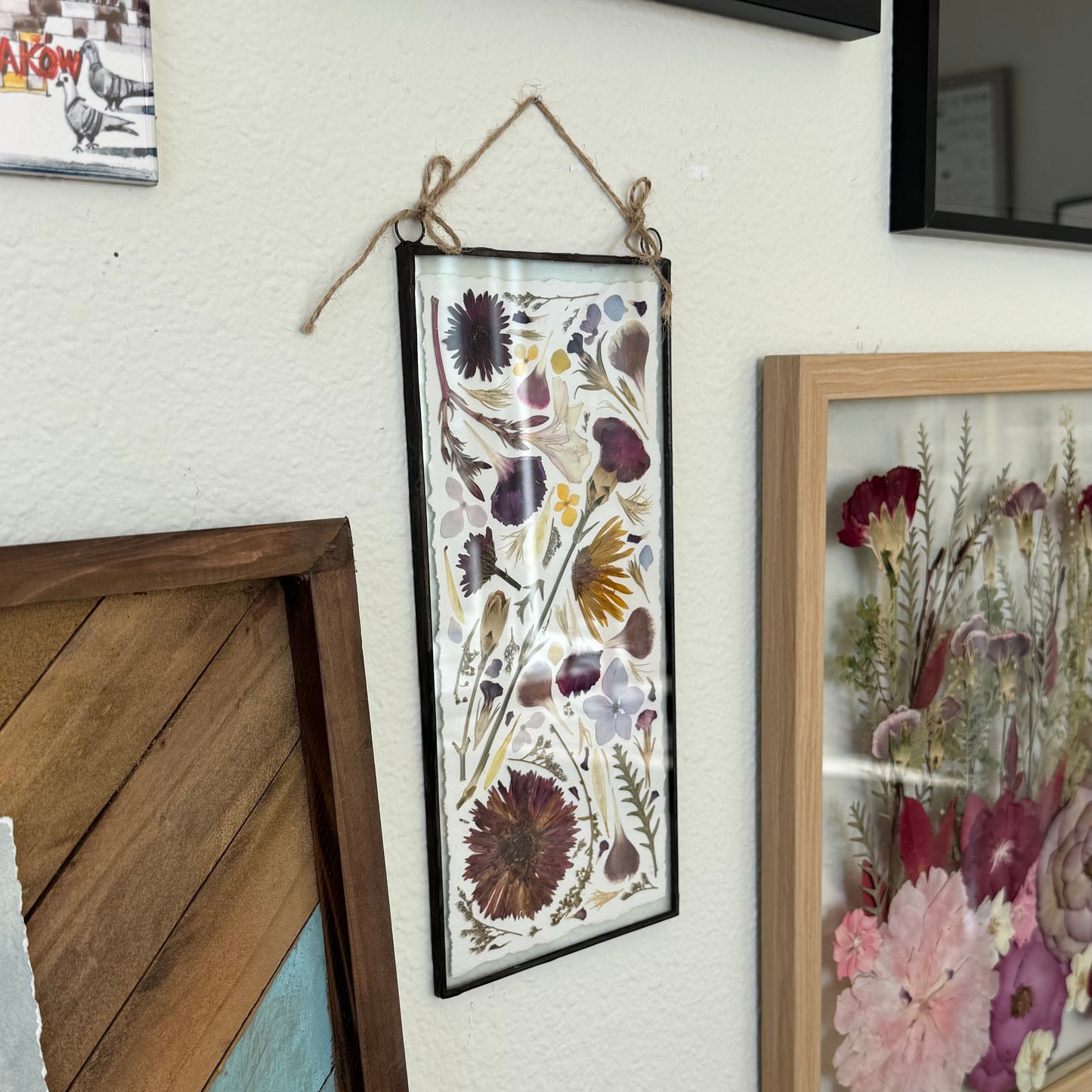 Pressed Flowers | Abstract Composition Print