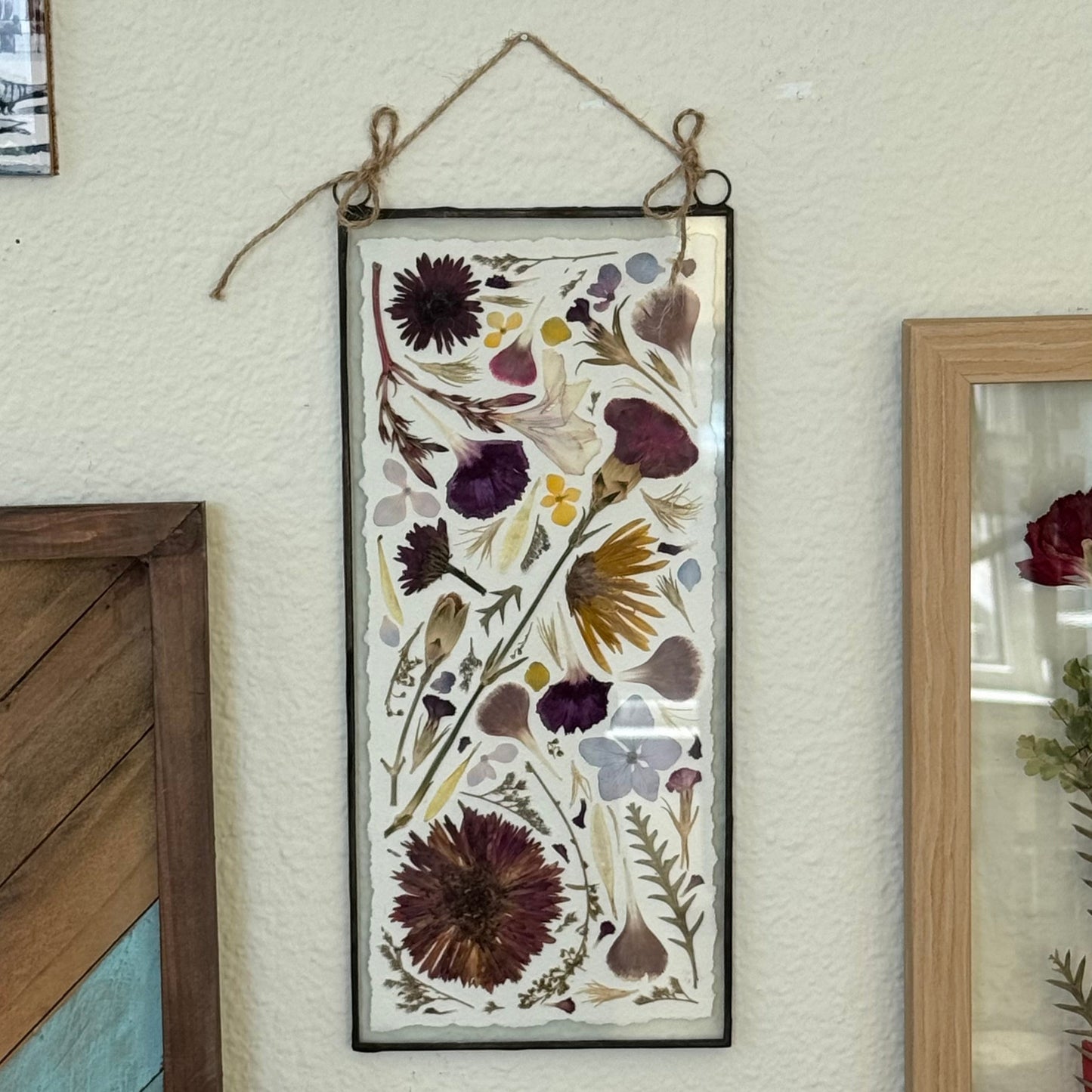 Pressed Flowers | Abstract Composition Print