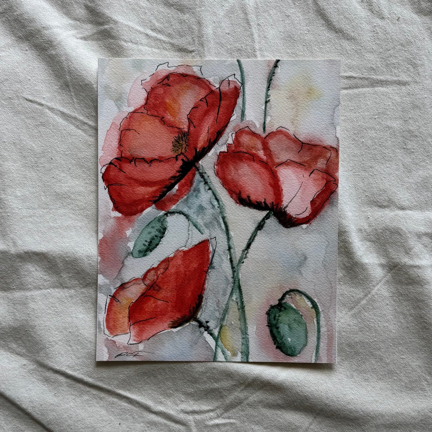 Poppies Print