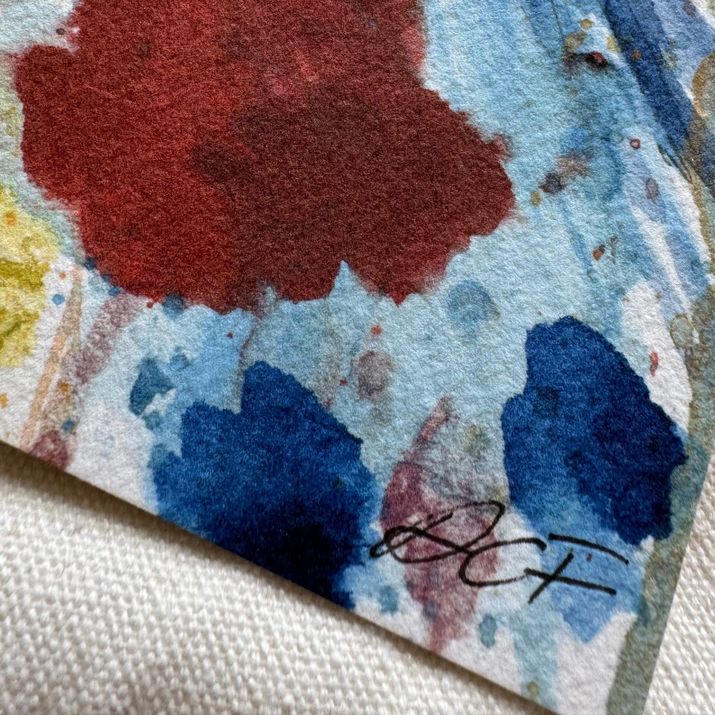 Colorful Hummingbird Print