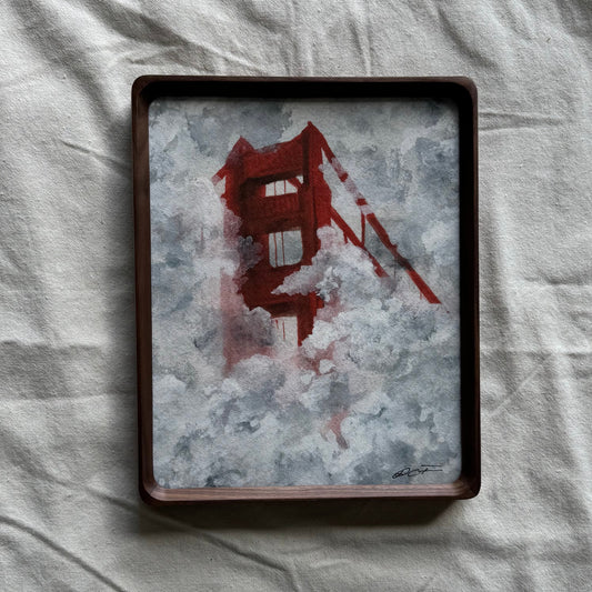 Golden Gate Bridge in Clouds Print