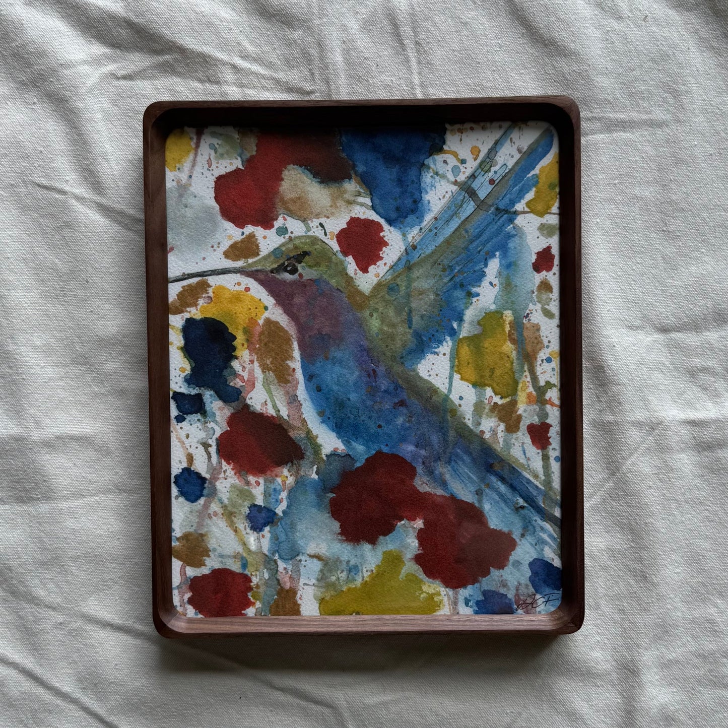 Colorful Hummingbird Print