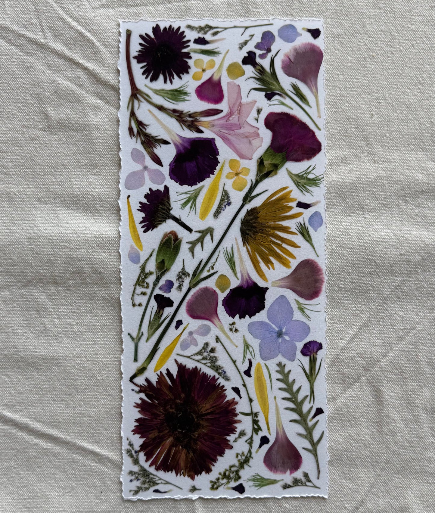 Pressed Flowers | Abstract Composition Print