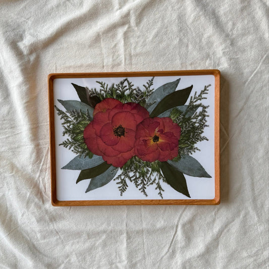 Pressed Flowers | Rose Bouquet Print