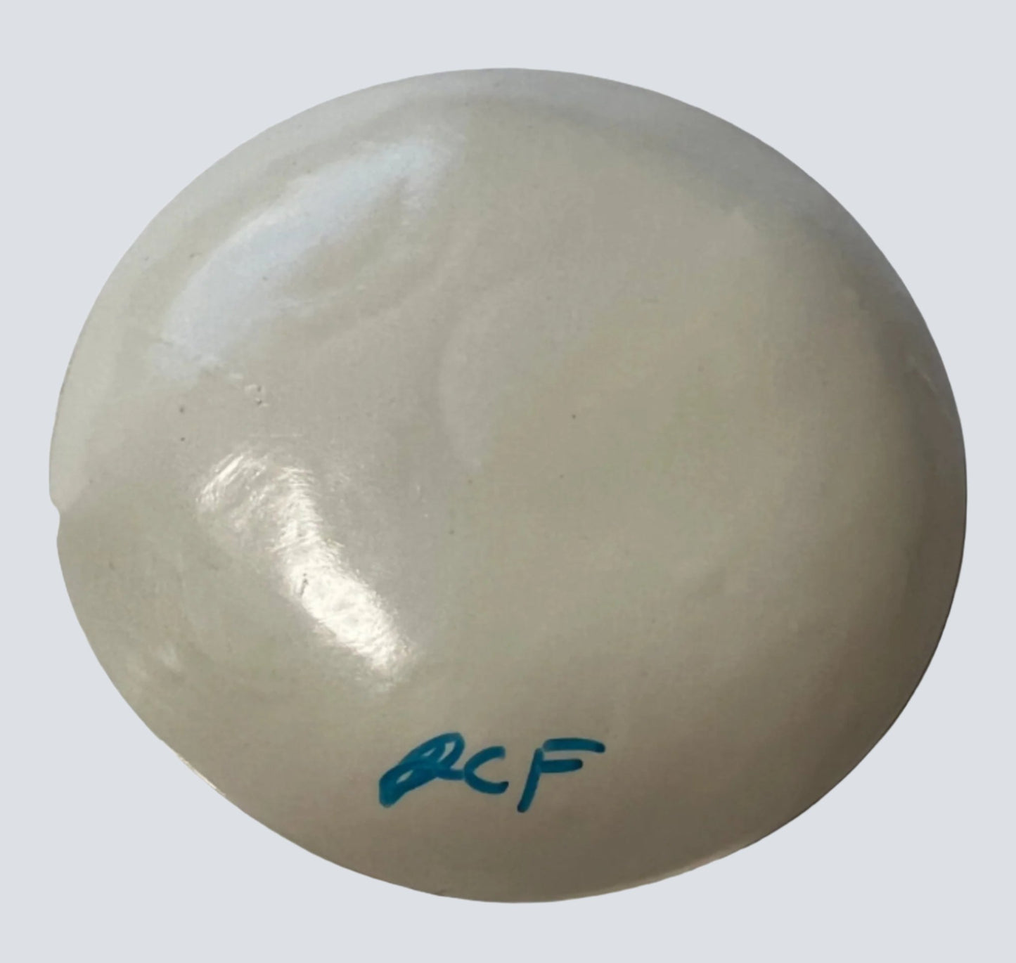 Off-white Cell Trinket Dish, Handmade, ~3 to 3.5