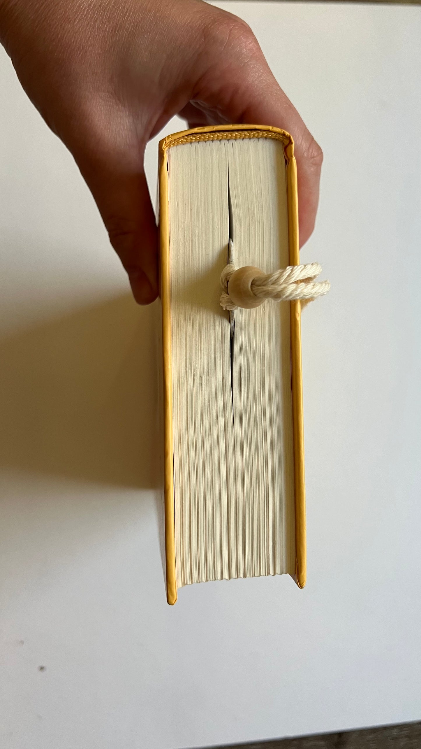 Golden Meadow Bookmark, handmade