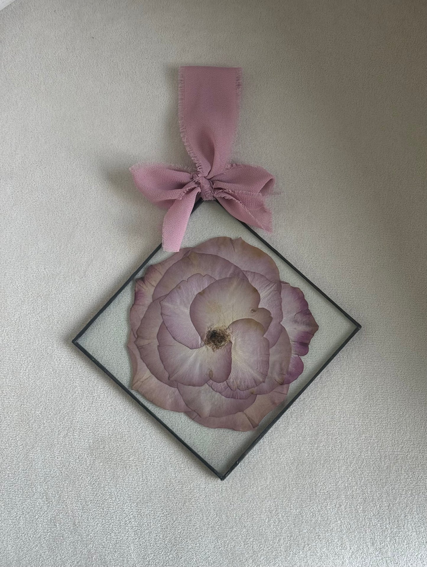 Pressed Flowers in Fully Handcrafted Tin Frame, 50% deposit